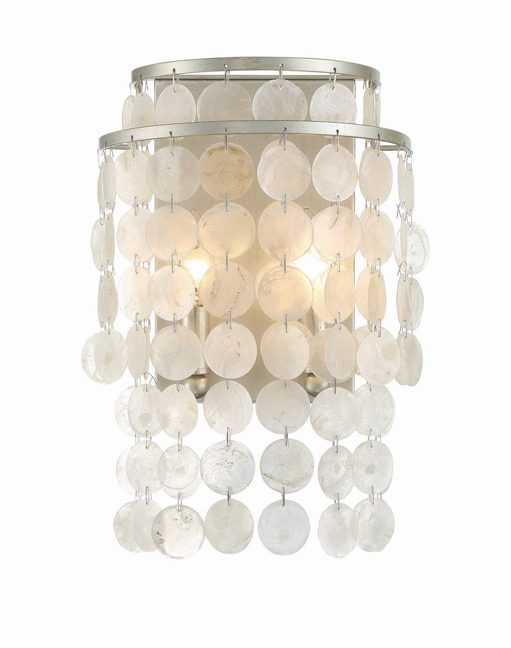 Brielle Two Light Wall Sconce in Antique Silver - available from The Lighting Shoppe, trusted by Canadian homeowners