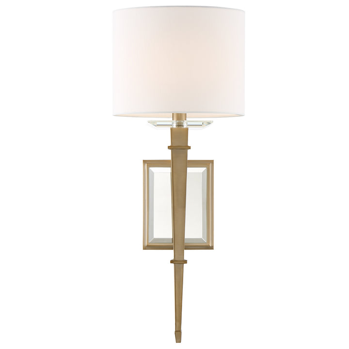 Clifton One Light Wall Sconce in Aged Brass - available from The Lighting Shoppe, trusted by Canadian homeowners