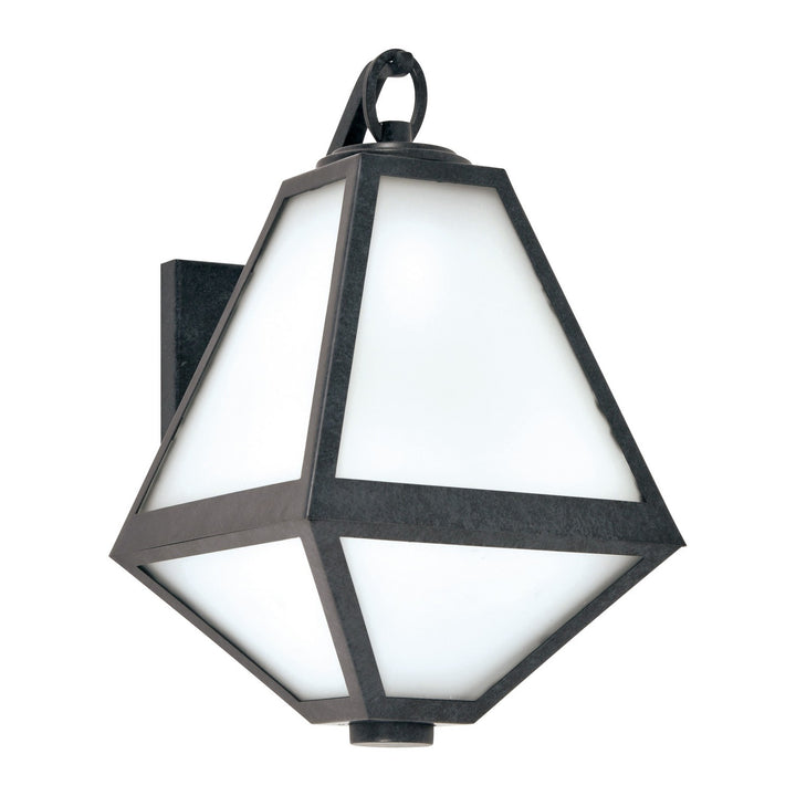 Glacier One Light Outdoor Wall Sconce in Black Charcoal - available from The Lighting Shoppe, trusted by Canadian homeowners