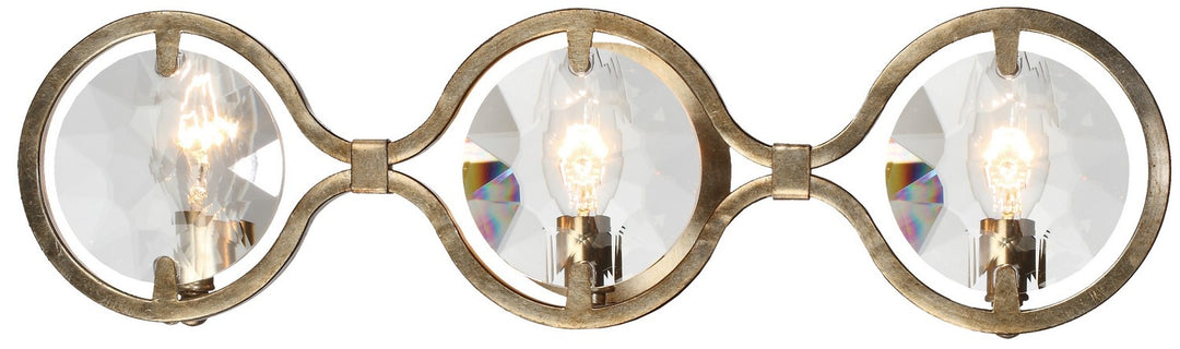 Quincy Three Light Bathroom Vanity in Distressed Twilight - available from The Lighting Shoppe, trusted by Canadian homeowners