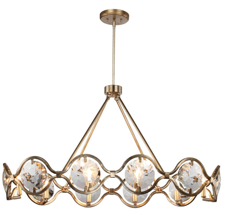 Quincy Ten Light Chandelier in Distressed Twilight - available from The Lighting Shoppe, trusted by Canadian homeowners