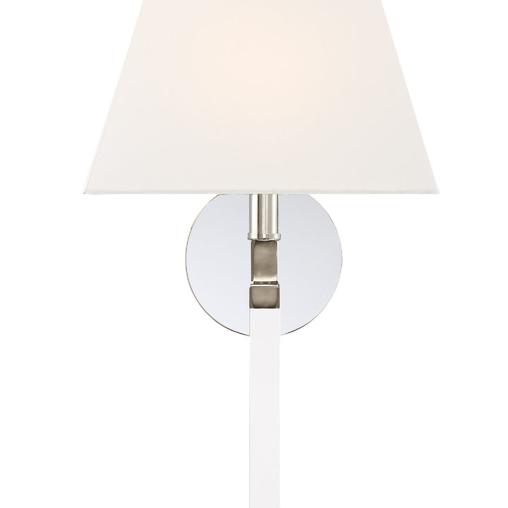 Crystorama - REN-261-PN - One Light Wall Sconce - Renee - Polished Nickel