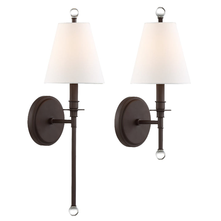 Riverdale One Light Wall Sconce in Dark Bronze - available from The Lighting Shoppe, trusted by Canadian homeowners