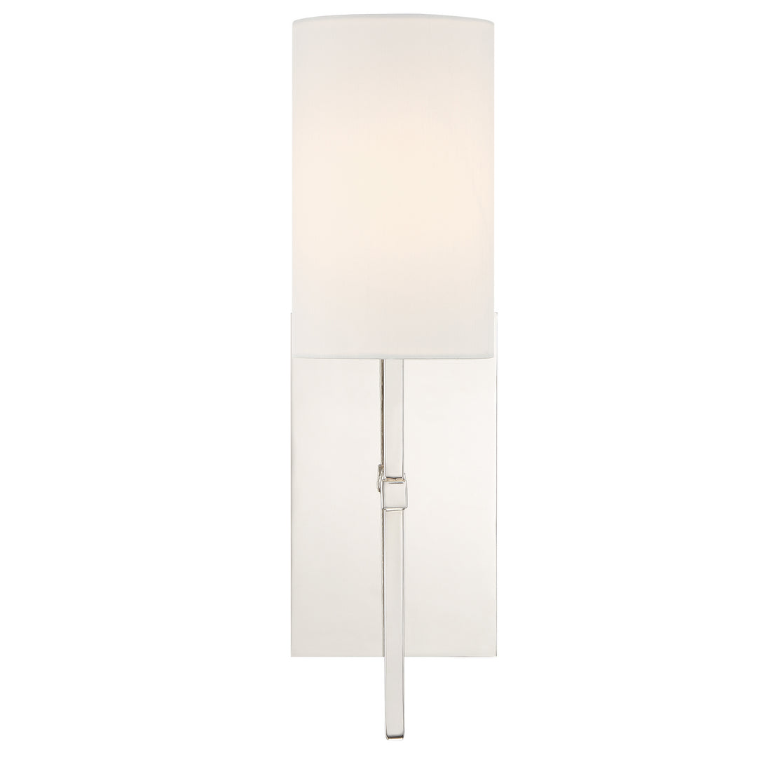 Veronica One Light Wall Sconce in Polished Nickel - available from The Lighting Shoppe, trusted by Canadian homeowners