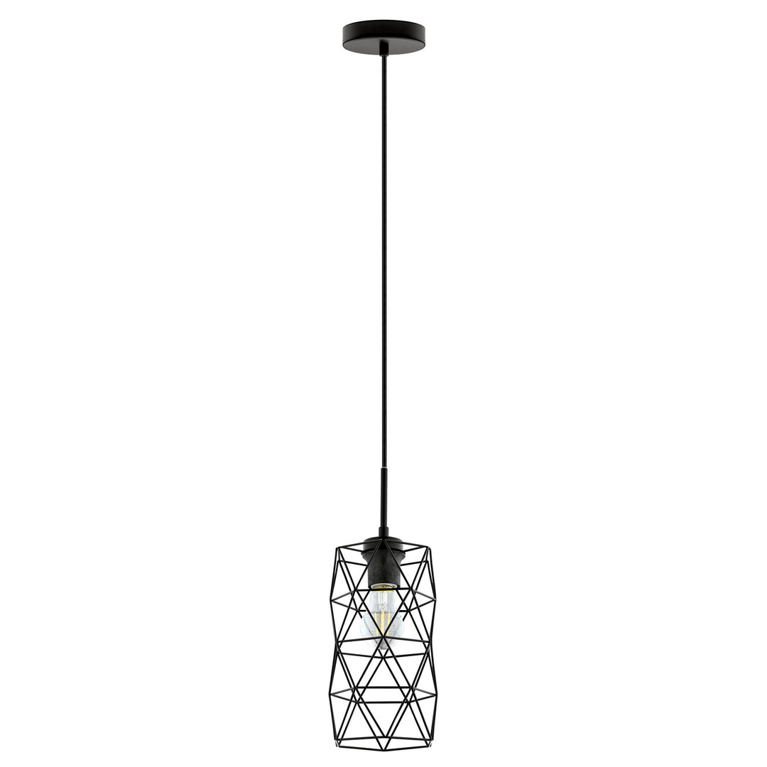 Eglo Canada - 202358A - One Light Pendant - Estevau 2 - Matte Black