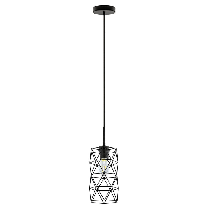 Eglo Canada - 202358A - One Light Pendant - Estevau 2 - Matte Black