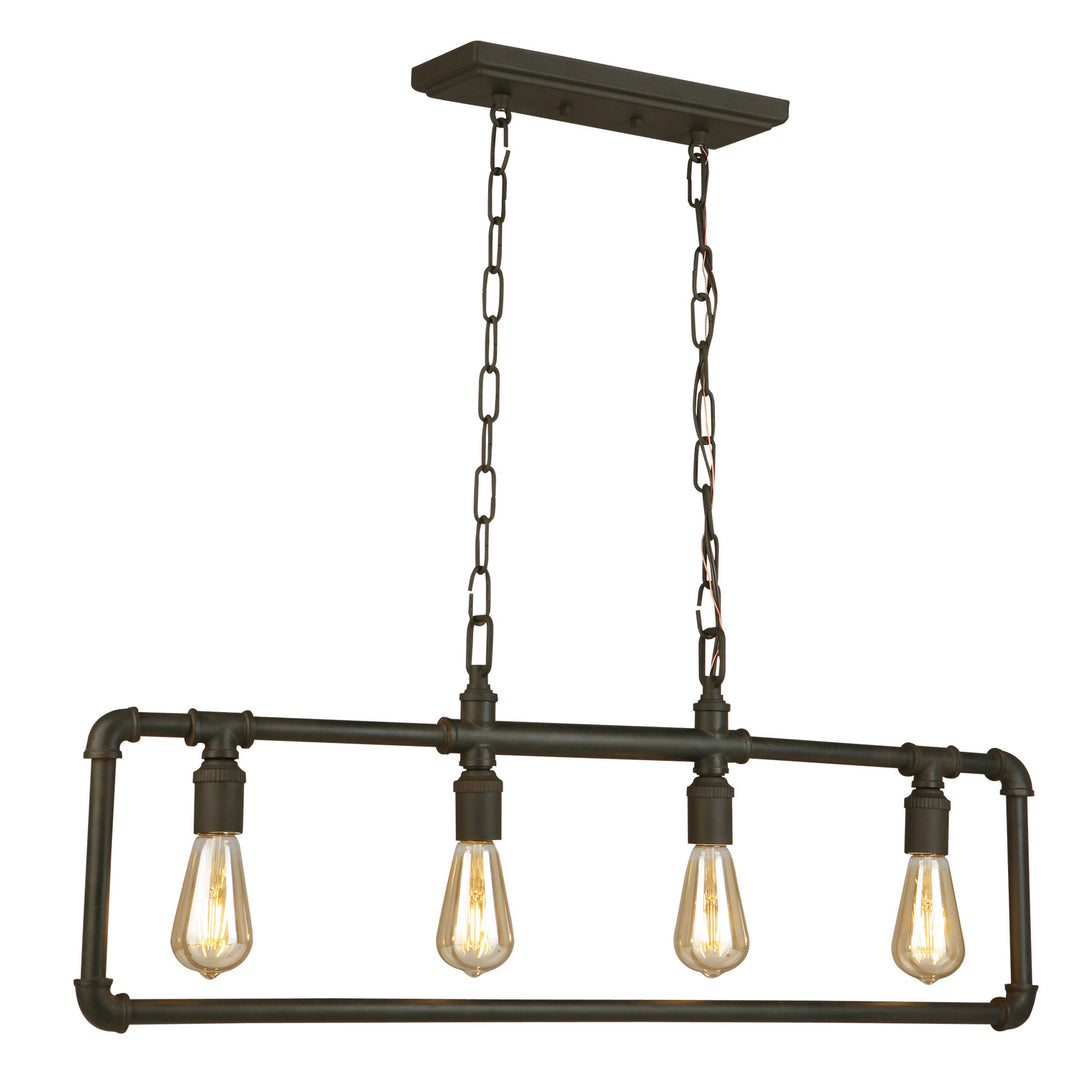 Eglo Canada - 202847A - Four Light Pendant - Wymer - Matte Bronze