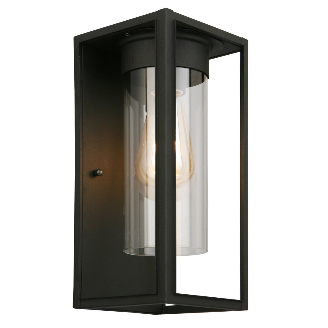 Eglo Canada - 203031A - One Light Outdoor Wall Mount - Walker Hill - Matte Black
