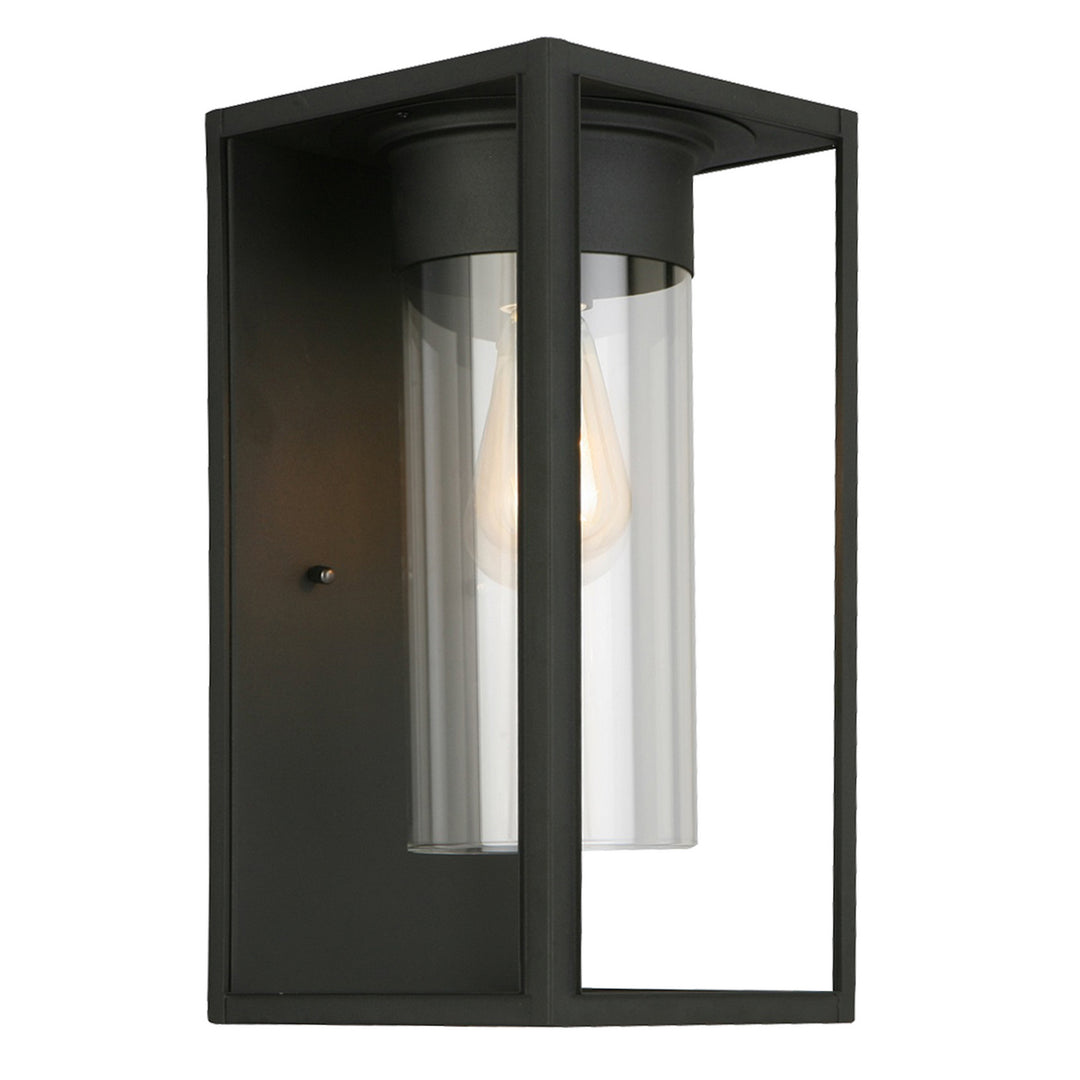 Eglo Canada - 203033A - One Light Outdoor Wall Mount - Walker Hill - Matte Black