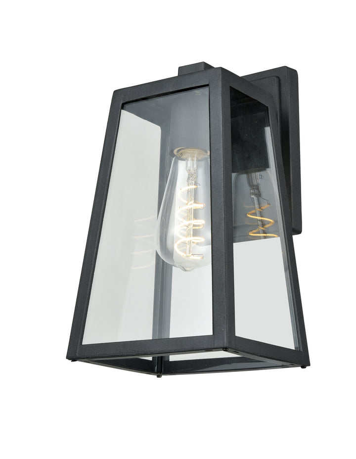 DVI Canada - DVP30770BK-CL - One Light Outdoor Wall Sconce - Moraine Outdoor - Black w/Clear Glass