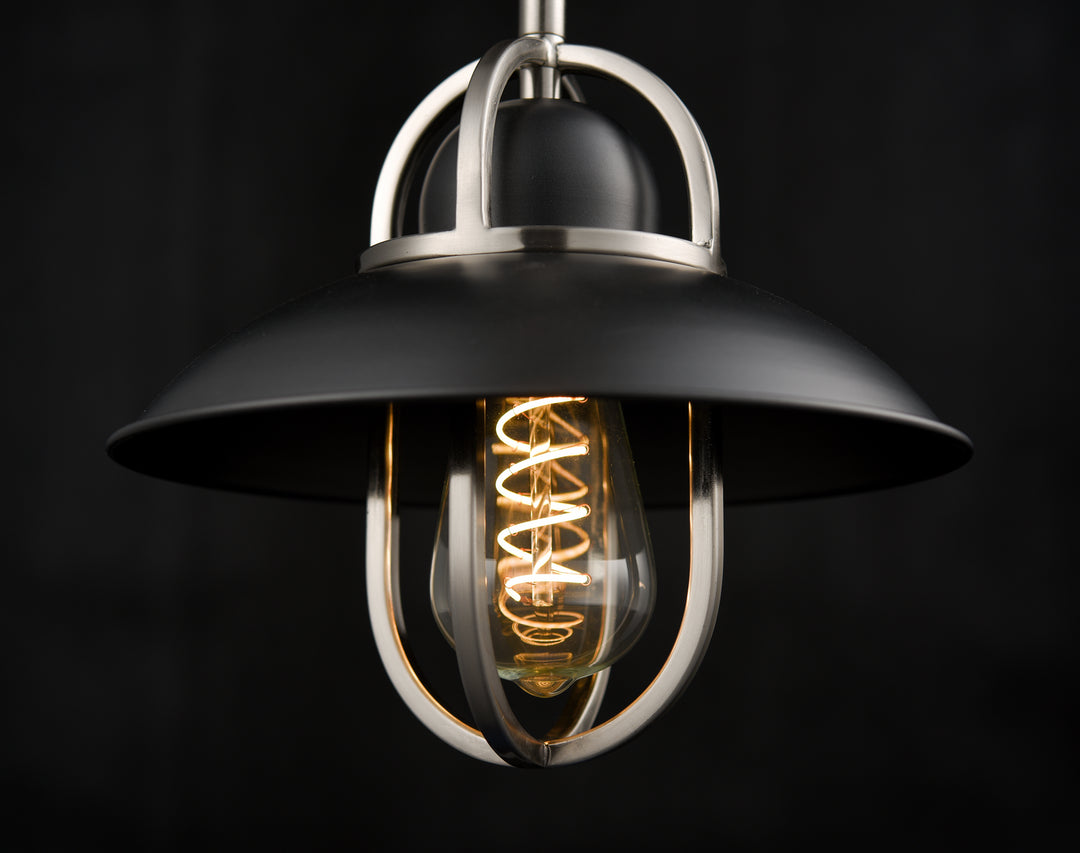 DVI Canada - DVP31021GR+SN - One Light Mini-Pendant - Peggy'S Cove - Graphite/Satin Nickel