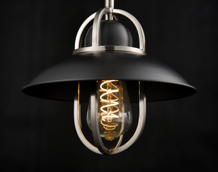 DVI Canada - DVP31021GR+SN - One Light Mini-Pendant - Peggy'S Cove - Graphite/Satin Nickel