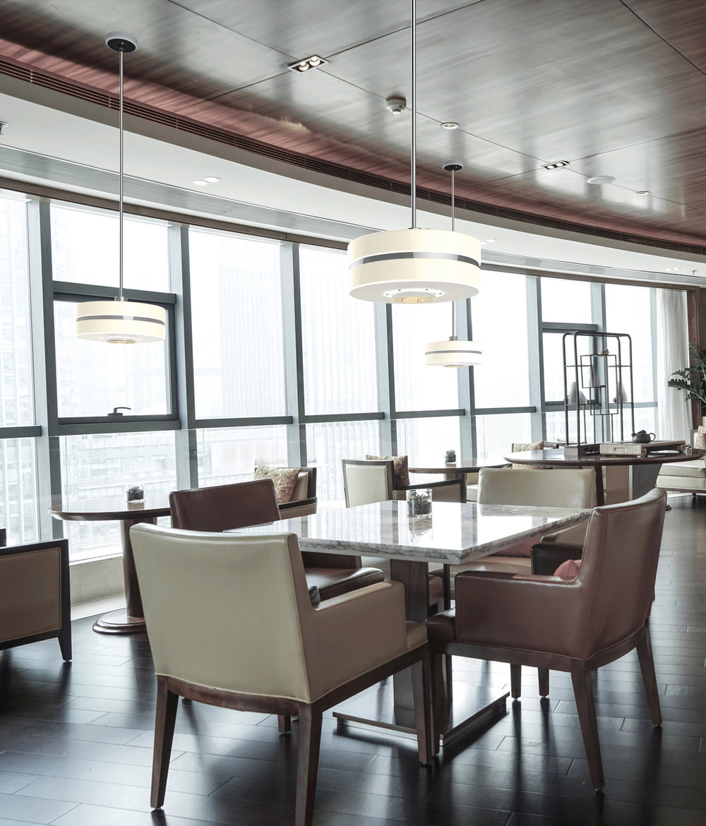 DVI Canada - DVP31610CH-TO - One Light Pendant - Orchestra - Chrome w/True Opal Glass