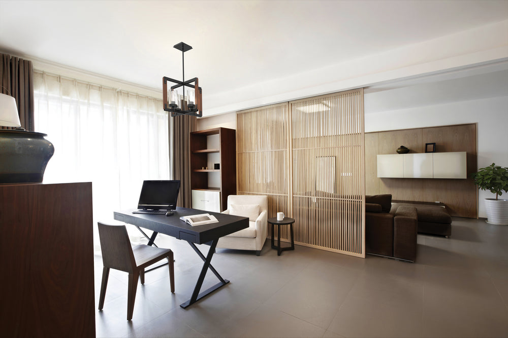 DVI Canada - DVP38620GR+IW-CL - Four Light Pendant - Okanagan - Graphite/Ironwood On Metal w/Clear Glass