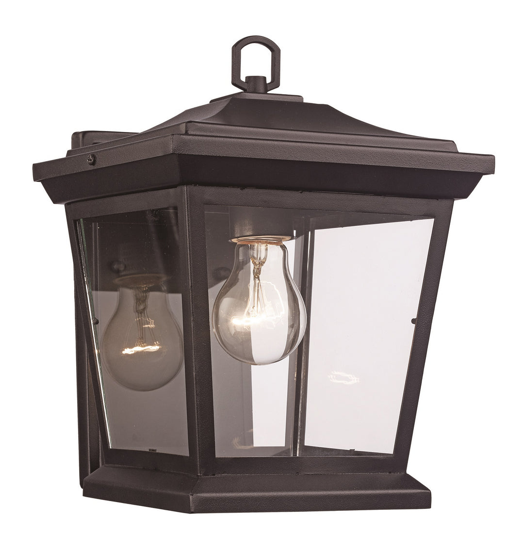 One Light Wall Lantern in Black - available from The Lighting Shoppe, trusted by Canadian homeowners