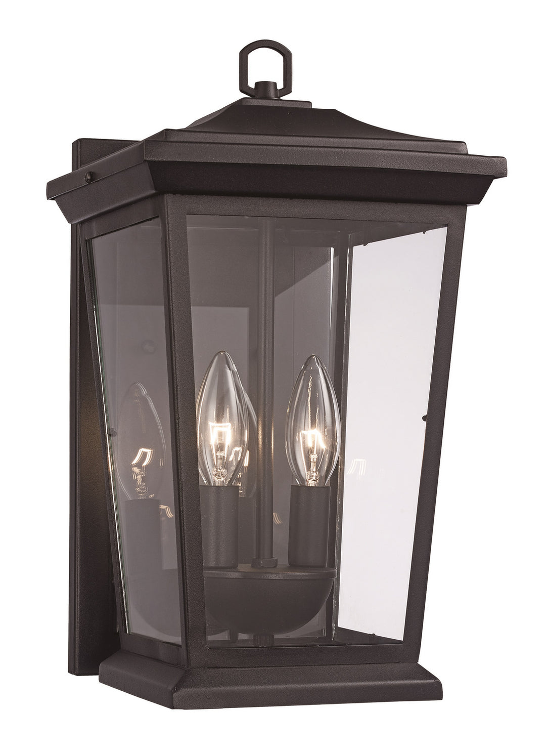 Two Light Wall Lantern in Black - available from The Lighting Shoppe, trusted by Canadian homeowners