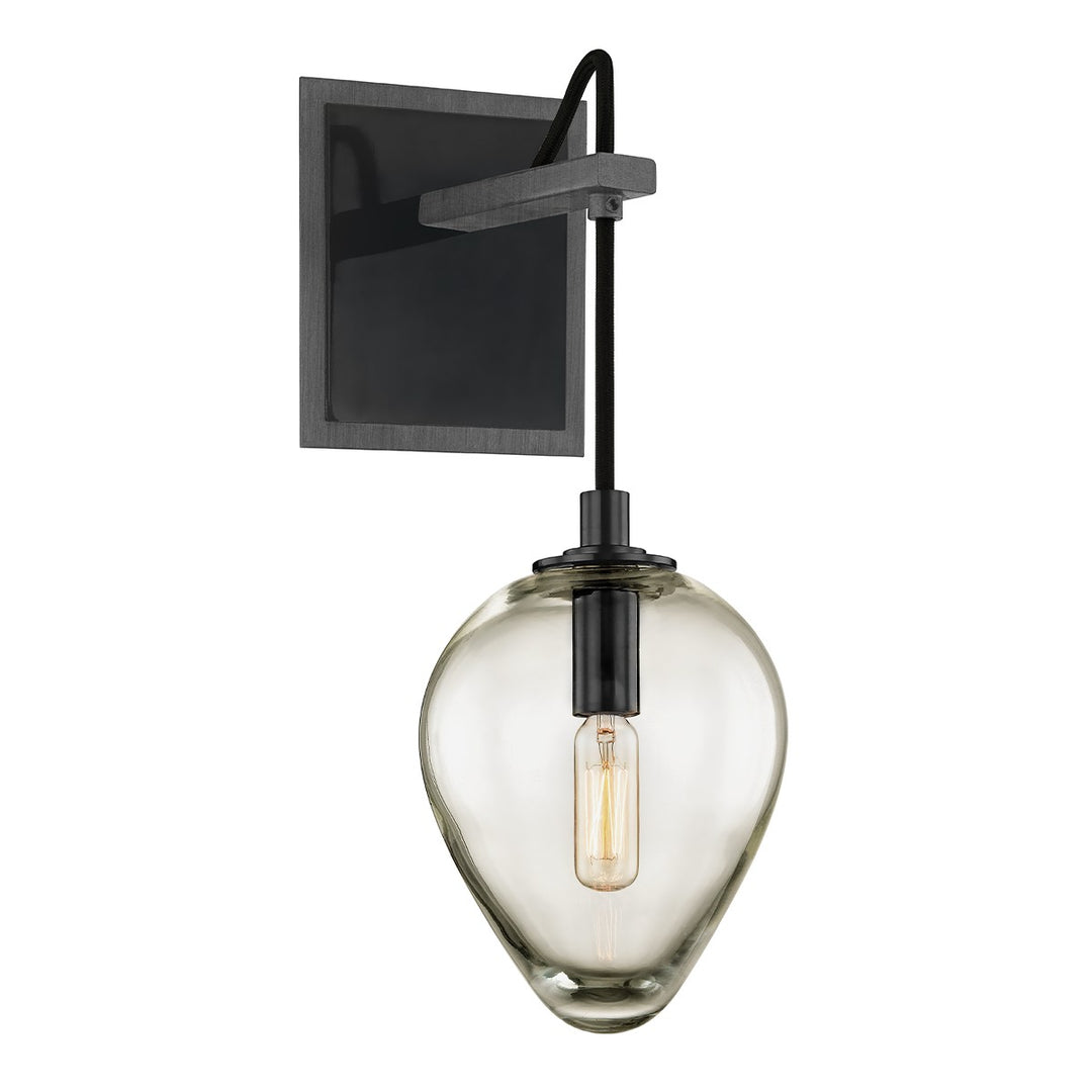 Troy Lighting Canada - B6201-GRA/BCR - One Light Wall Sconce - Brixton - Graphite