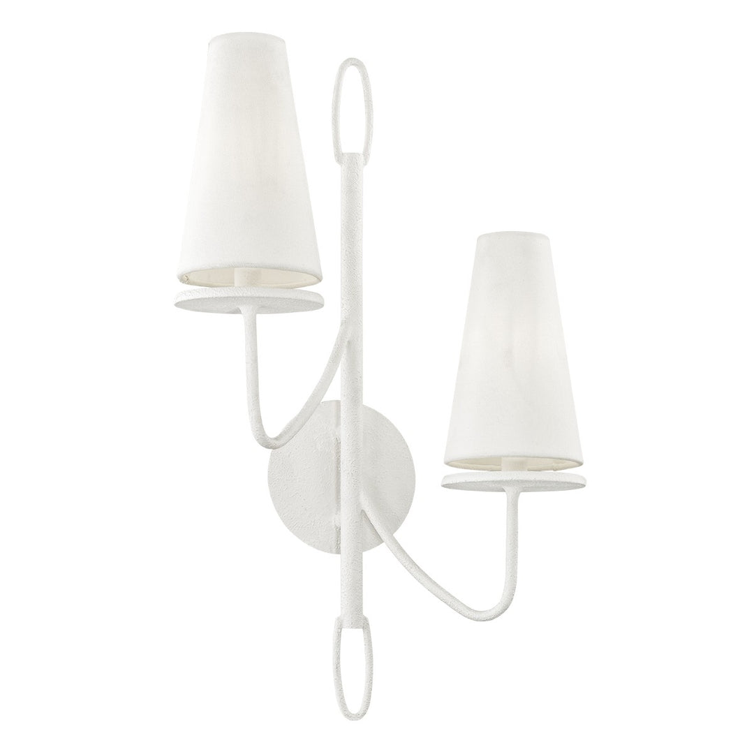 Troy Lighting Canada - B6282-GSW - Two Light Wall Sconce - Marcel - Gesso White