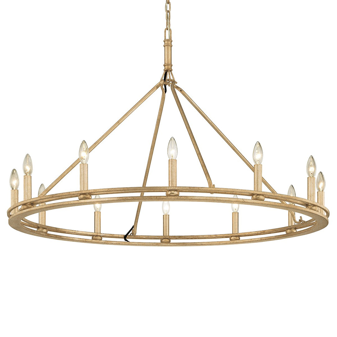 Troy Lighting Canada - F6247-CPL - 12 Light Chandelier - Sutton - Champagne Leaf