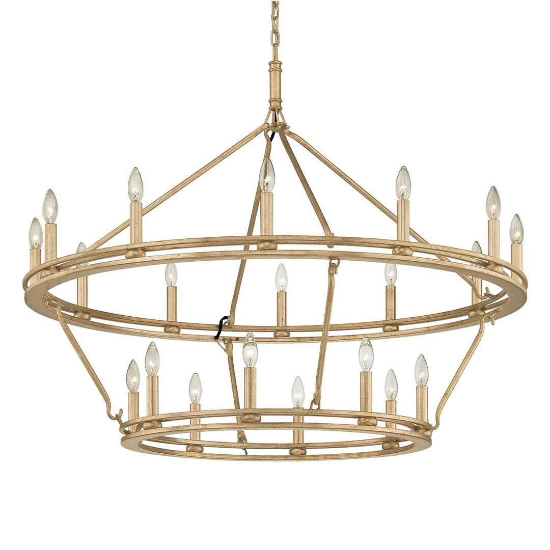 Troy Lighting Canada - F6249-CPL - 20 Light Chandelier - Sutton - Champagne Silver Leaf