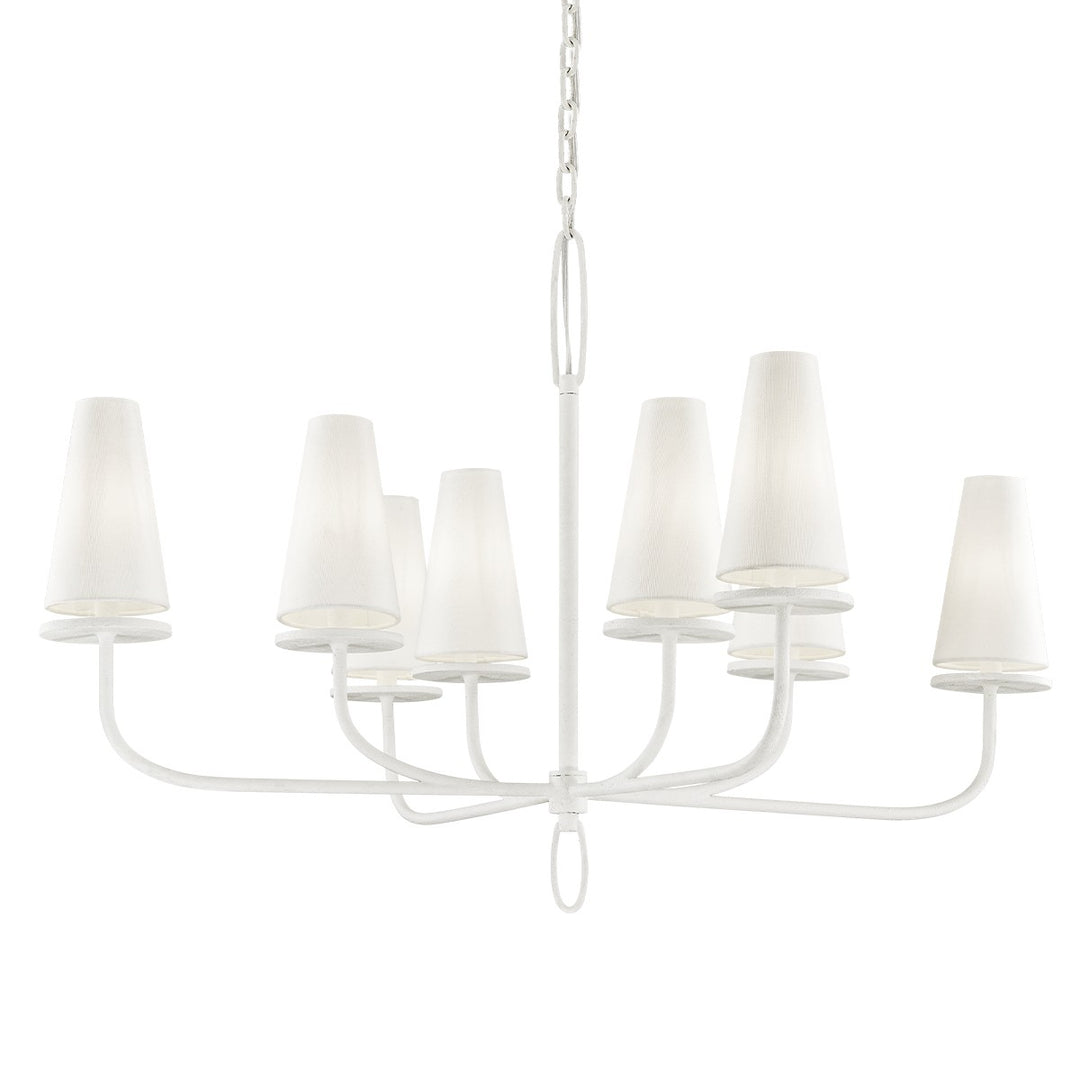 Troy Lighting Canada - F6286-GSW - Eight Light Chandelier - Marcel - Gesso White