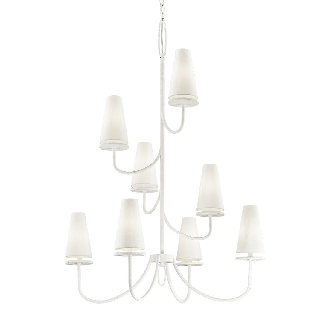 Troy Lighting Canada - F6288-GSW - Eight Light Chandelier - Marcel - Gesso White