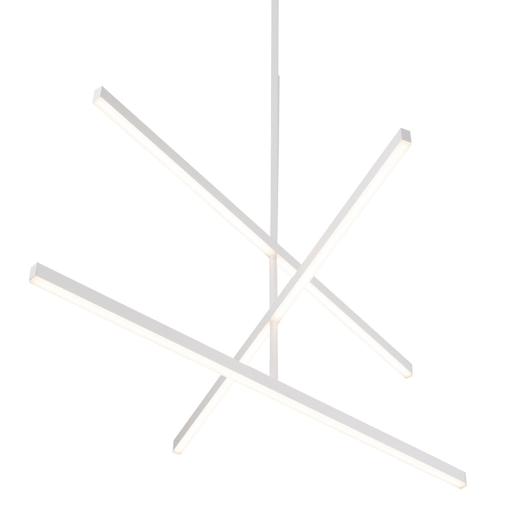 Vega LED Chandelier in White - available from The Lighting Shoppe, trusted by Canadian homeowners