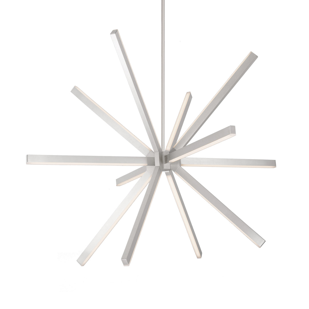 Sirius LED Chandelier in Brushed Nickel - available from The Lighting Shoppe, trusted by Canadian homeowners