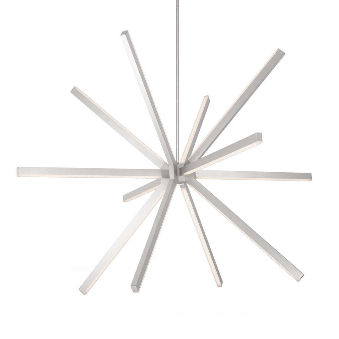 Sirius LED Chandelier in Brushed Nickel - available from The Lighting Shoppe, trusted by Canadian homeowners