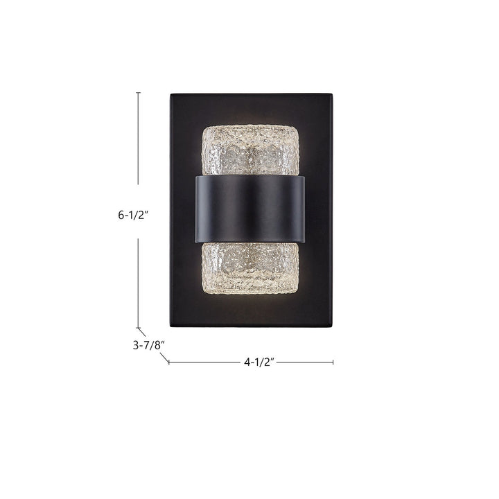 Kuzco Canada - EW48208-BK - LED Wall Sconce - Copenhagen - Black