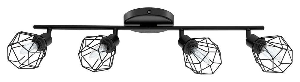 Zapata Four Light Track in Matte Black - available from The Lighting Shoppe, trusted by Canadian homeowners