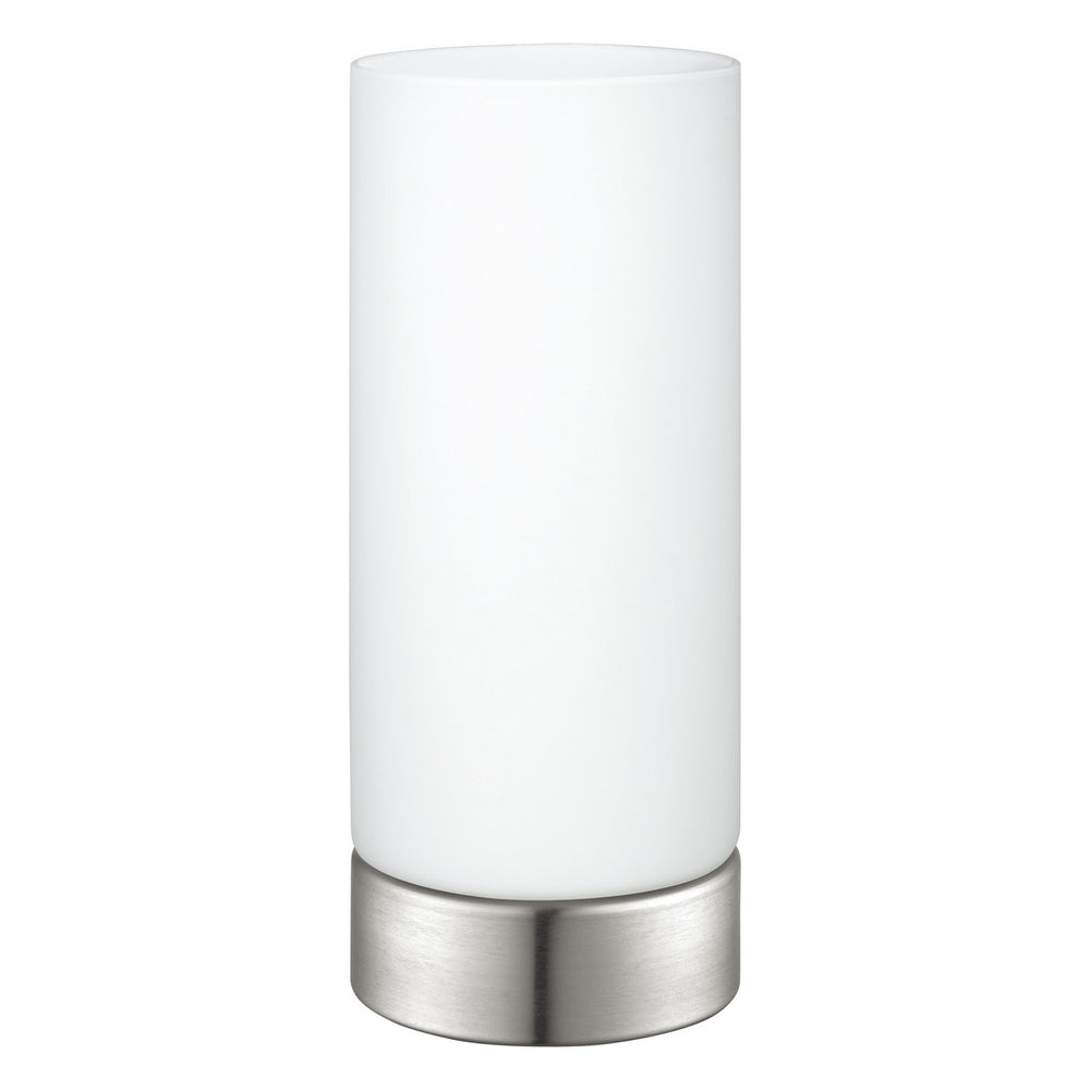Myna One Light Table Lamp in Matte Nickel - available from The Lighting Shoppe, trusted by Canadian homeowners