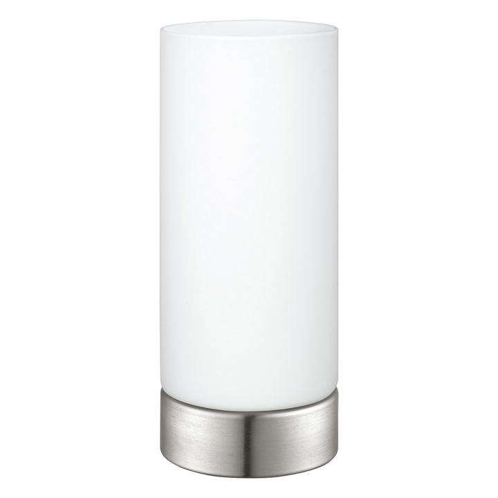 Myna One Light Table Lamp in Matte Nickel - available from The Lighting Shoppe, trusted by Canadian homeowners