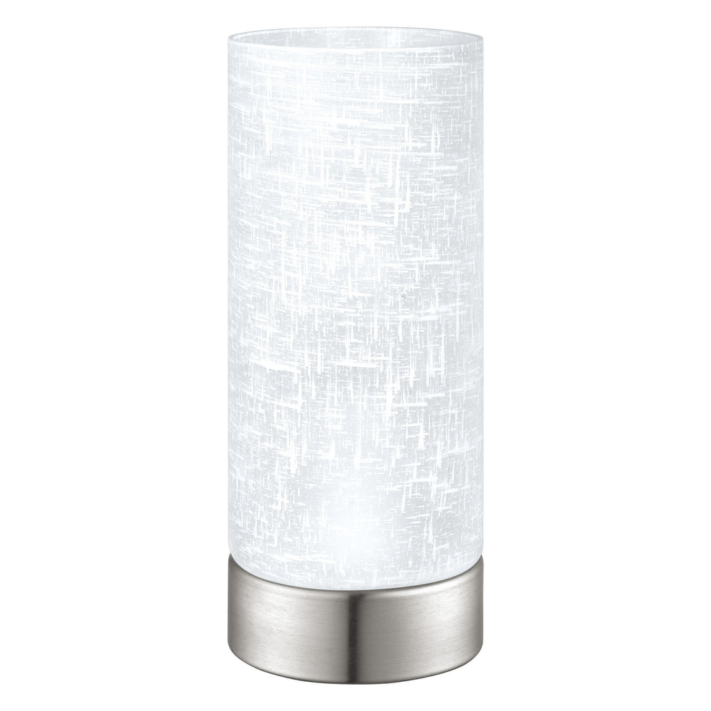 Myna One Light Table Lamp in Matte Nickel - available from The Lighting Shoppe, trusted by Canadian homeowners