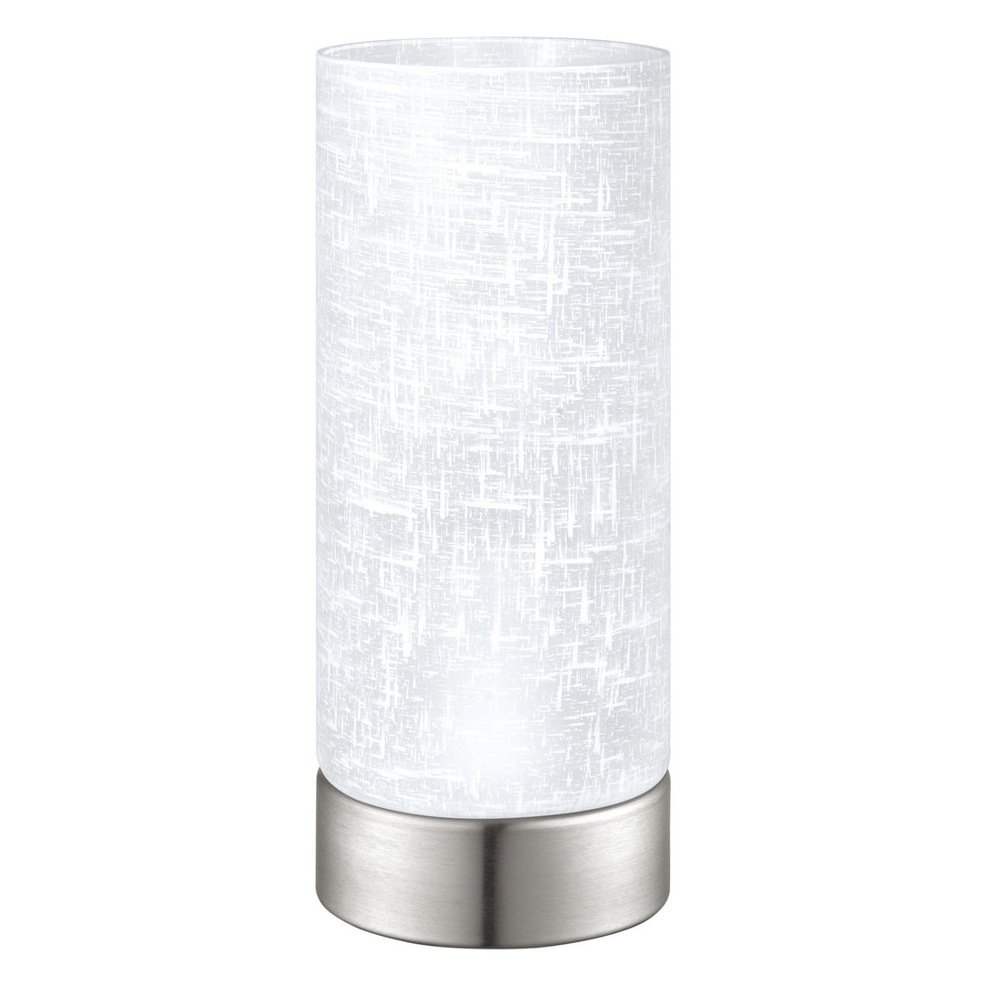 Myna One Light Table Lamp in Matte Nickel - available from The Lighting Shoppe, trusted by Canadian homeowners