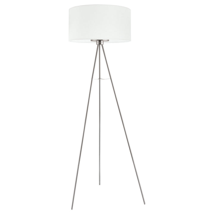 Fondachelli One Light Floor Lamp in Matte Nickel - available from The Lighting Shoppe, trusted by Canadian homeowners