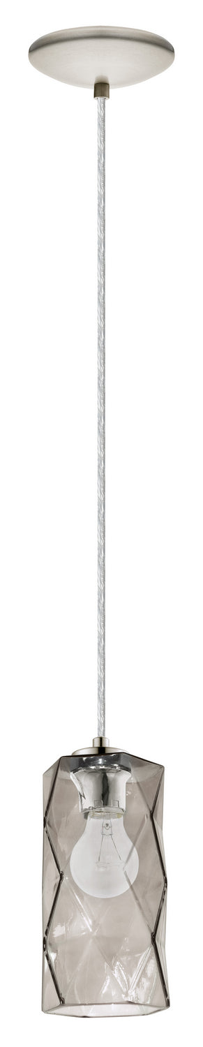Estevau One Light Pendant in Satin Nickel - available from The Lighting Shoppe, trusted by Canadian homeowners