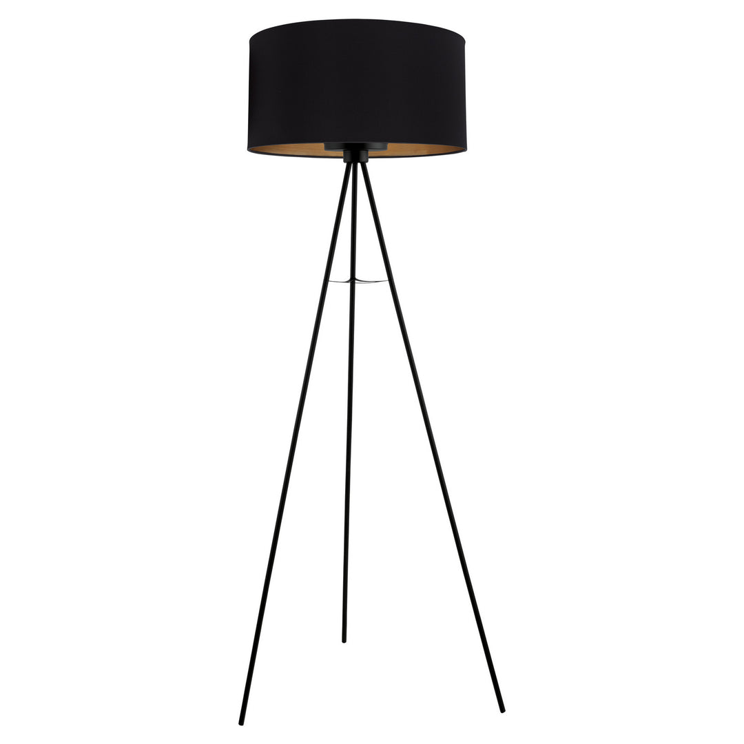 Fondachelli One Light Floor Lamp in Black - available from The Lighting Shoppe, trusted by Canadian homeowners