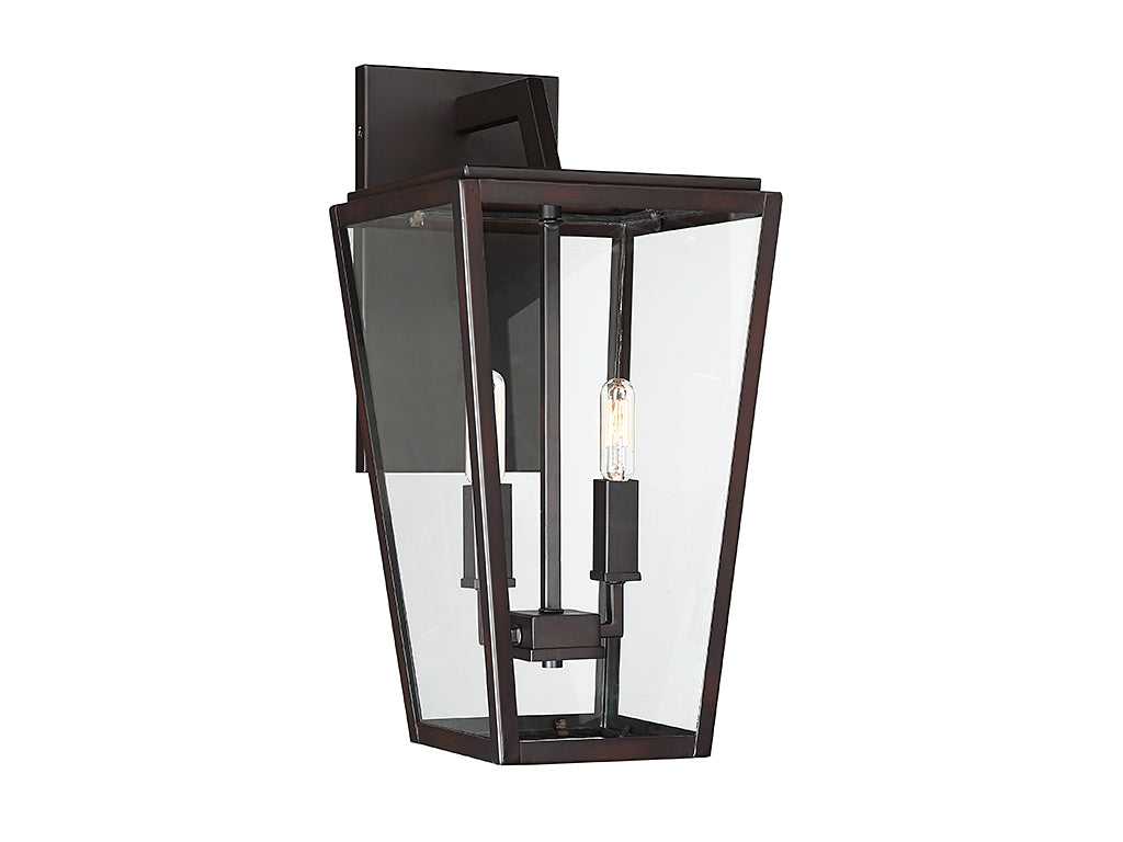 Milton Two Light Wall Lantern in English Bronze Savoy House