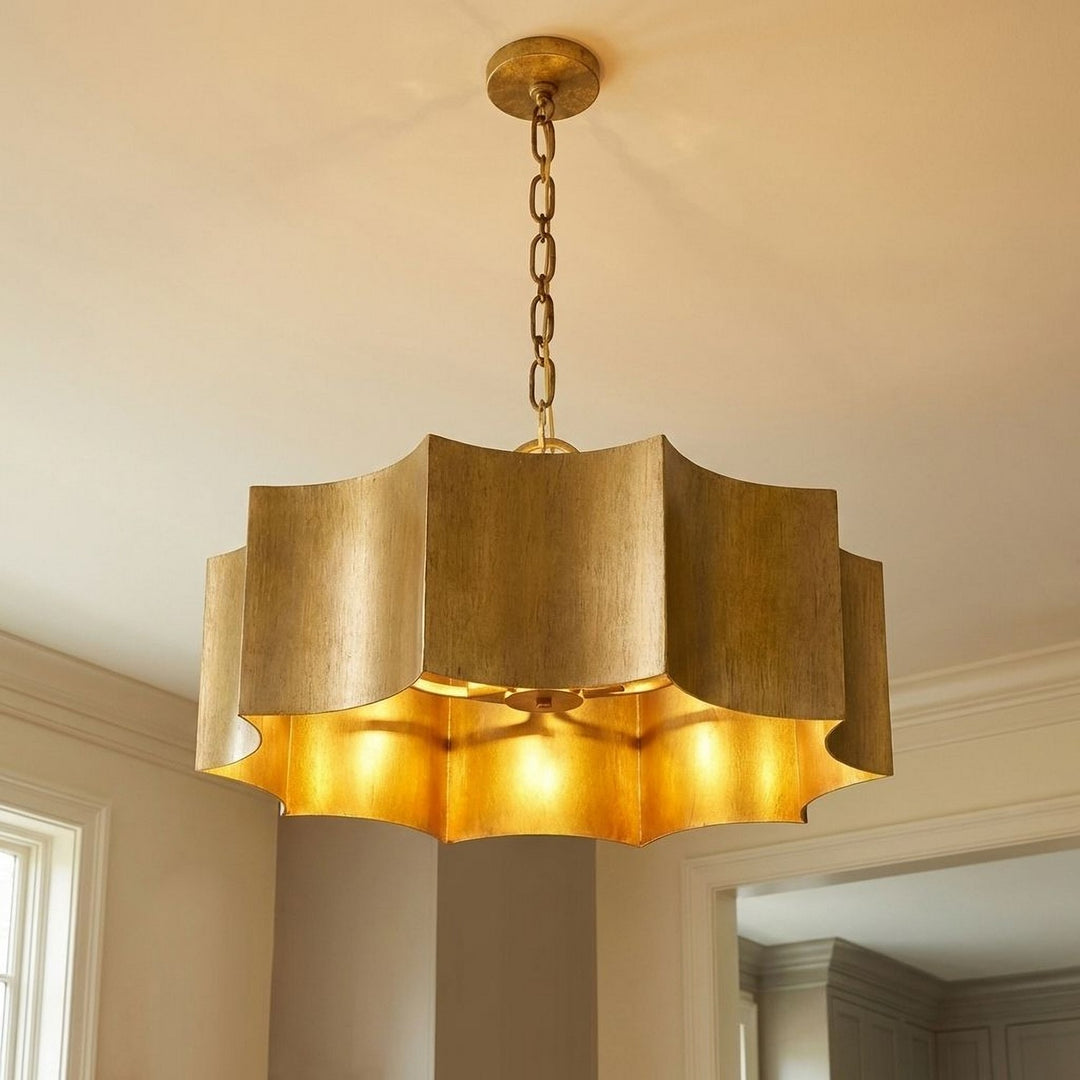 Savoy House - 7-100-3-54 - Three Light Pendant - Shelby - Gold Patina