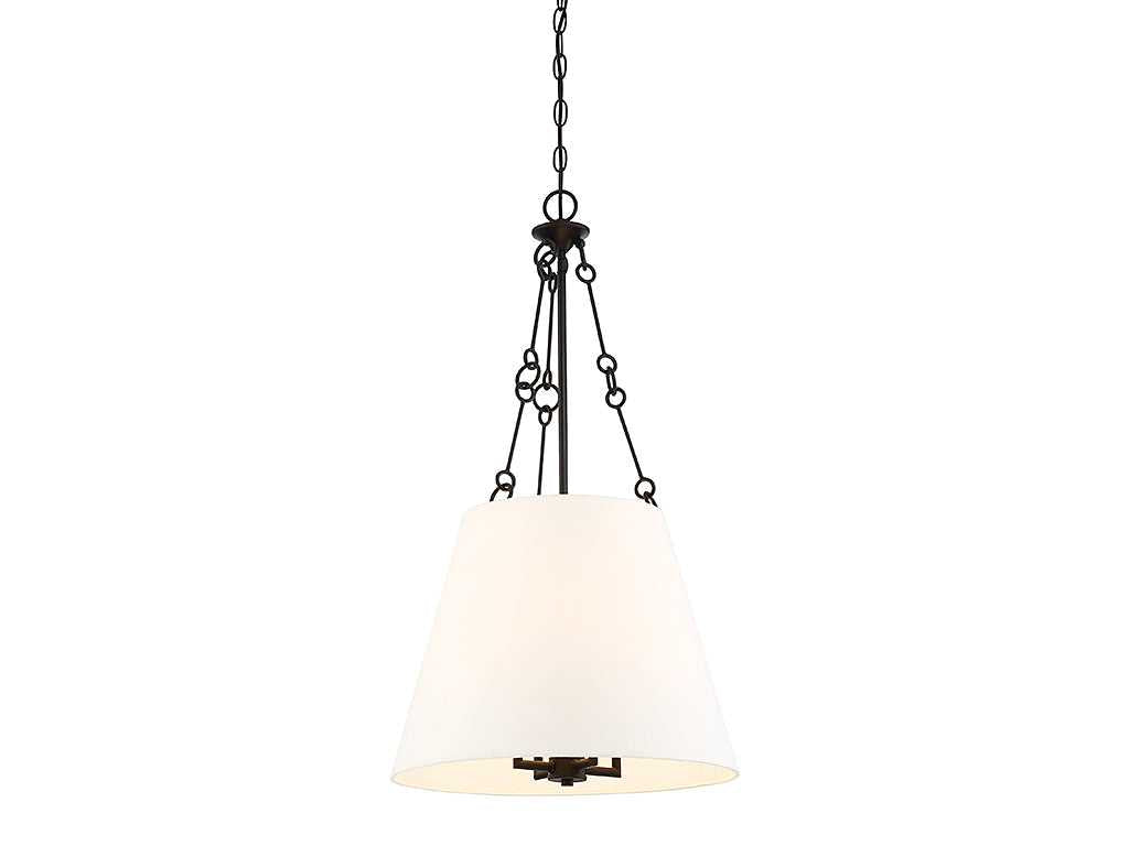 Savoy House - 7-2201-4-13 - Four Light Pendant - Austin - English Bronze