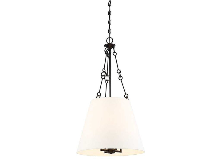 Savoy House - 7-2201-4-13 - Four Light Pendant - Austin - English Bronze