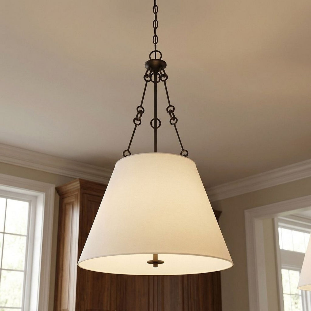 Savoy House - 7-2201-4-13 - Four Light Pendant - Austin - English Bronze