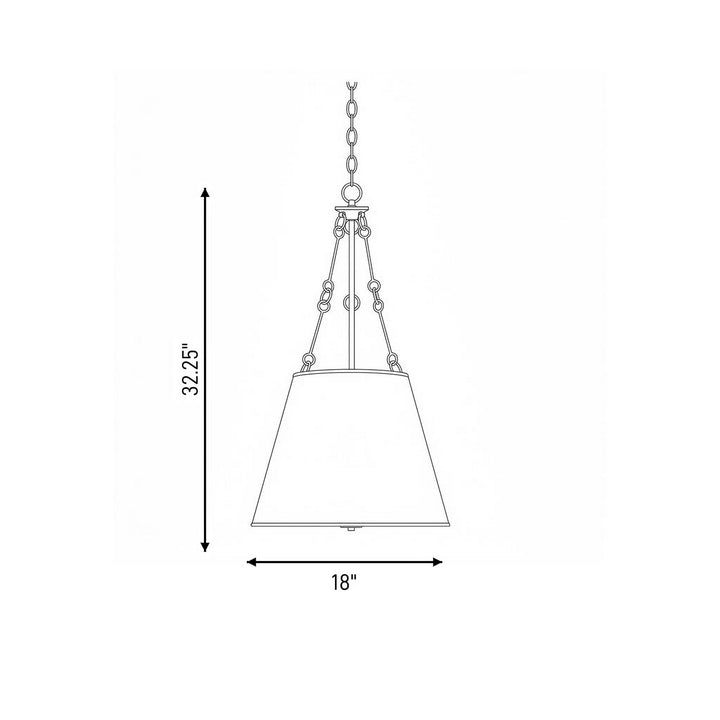 Savoy House - 7-2201-4-13 - Four Light Pendant - Austin - English Bronze