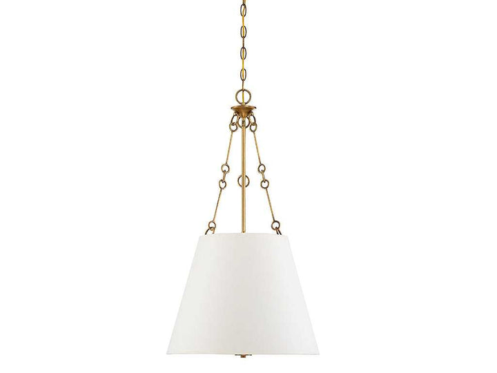 Savoy House - 7-2201-4-322 - Four Light Pendant - Austin - Warm Brass