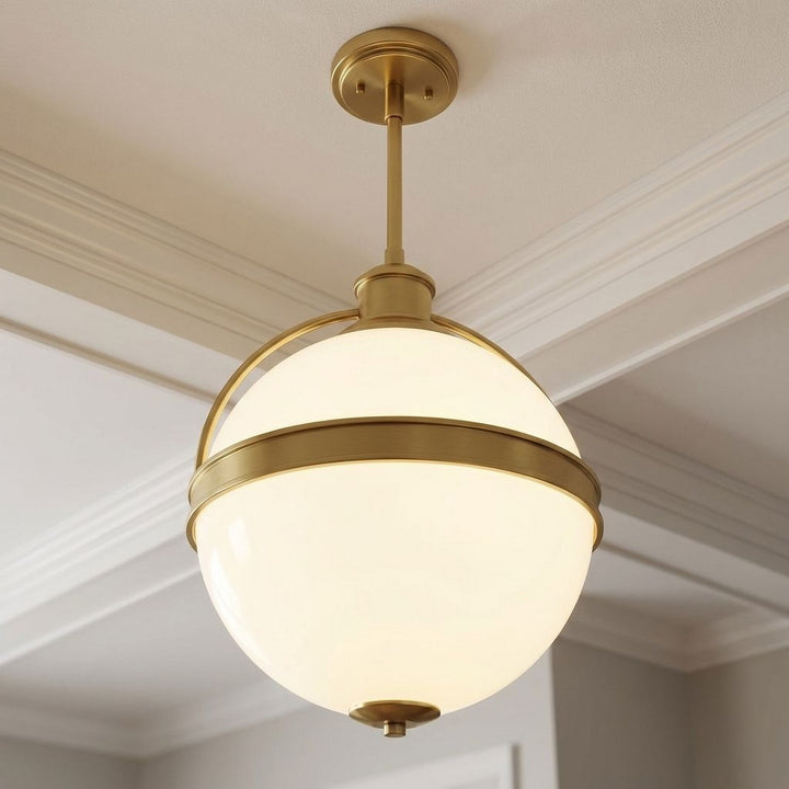 Savoy House - 7-3102-1-322 - One Light Pendant - Westbourne - Warm Brass