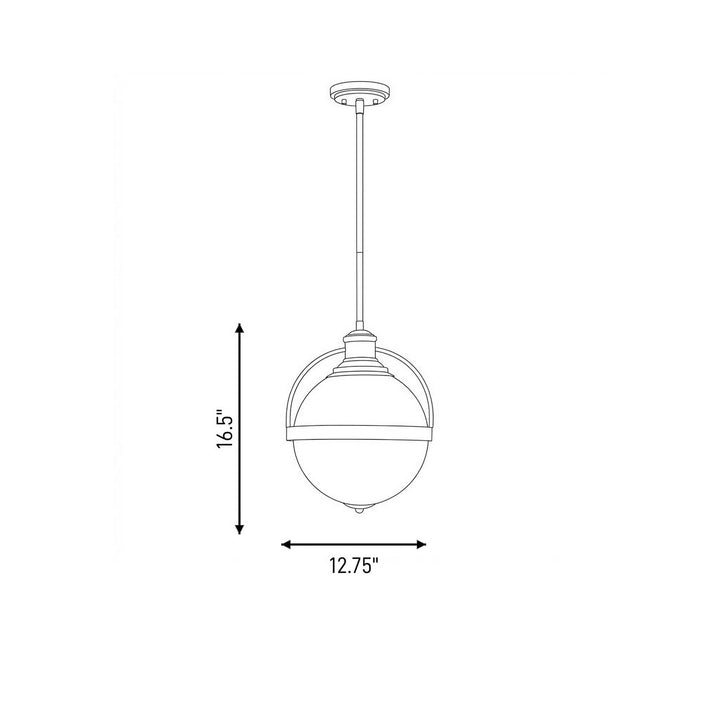 Savoy House - 7-3102-1-322 - One Light Pendant - Westbourne - Warm Brass