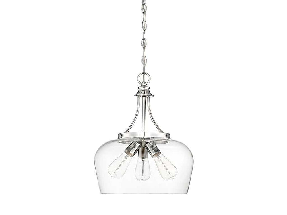 Savoy House - 7-4034-3-11 - Three Light Pendant - Octave - Polished Chrome