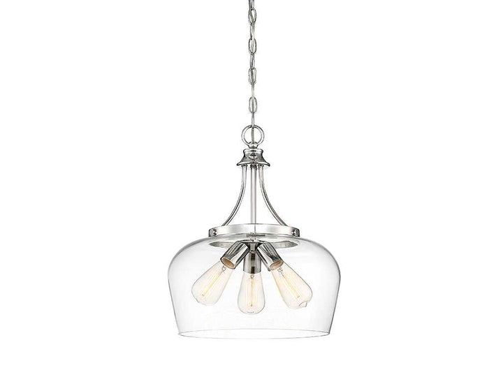 Savoy House - 7-4034-3-11 - Three Light Pendant - Octave - Polished Chrome