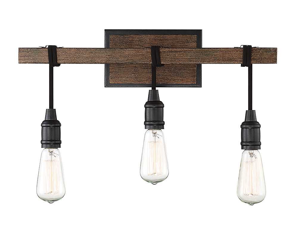 Burgess Three Light Bath Bar in Durango Savoy House